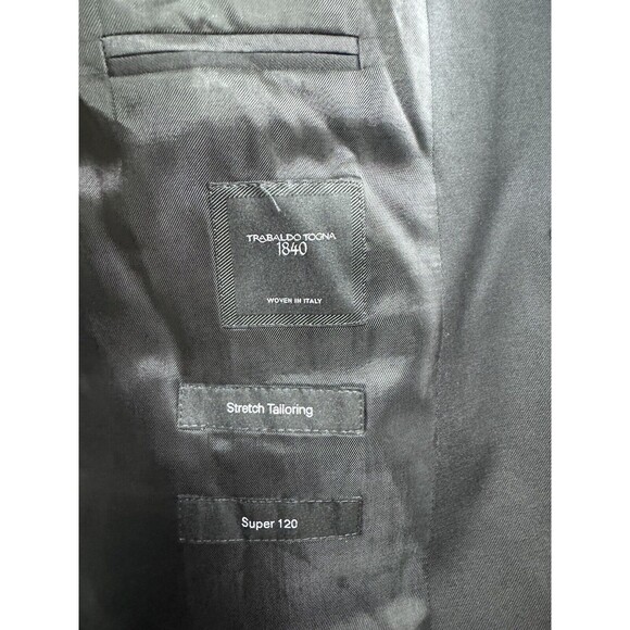 Hugo Boss Mens NWOT Black Italian Super 120’s Wool Blazer 38R MSRP $898 - Picture 14 of 16